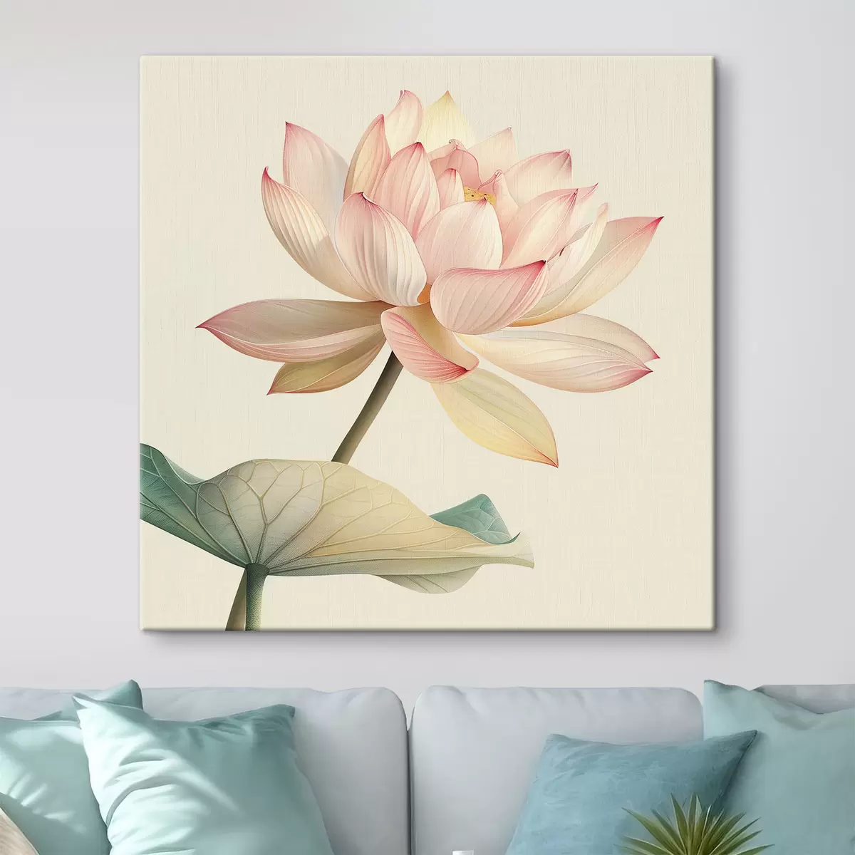 murales de pared Flor de loto grande s40771