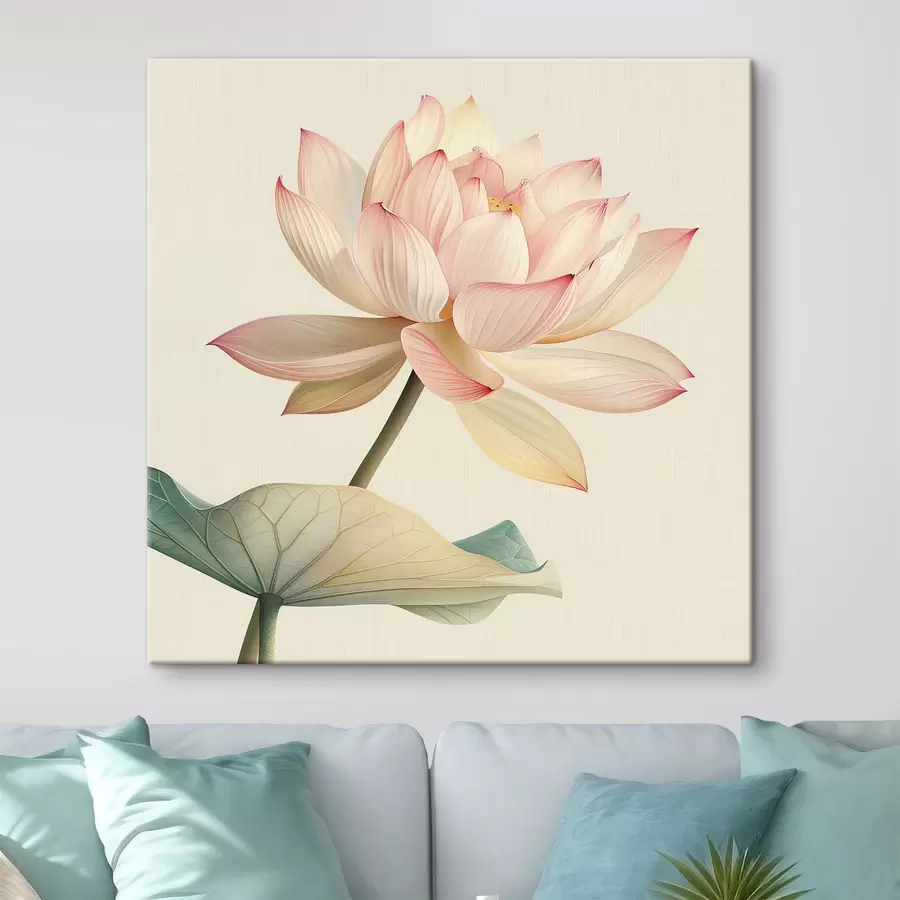 murales de pared Flor de loto grande s40771