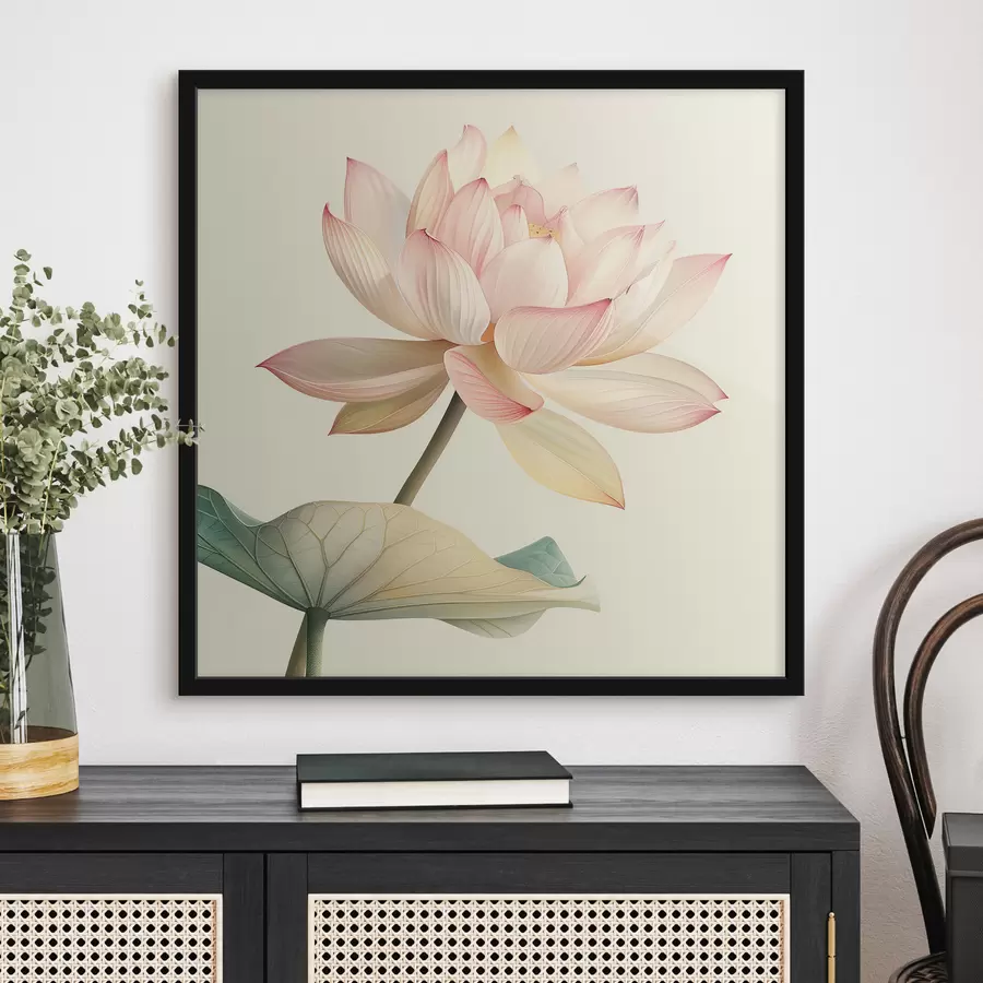 murales de pared Flor de loto grande f40771