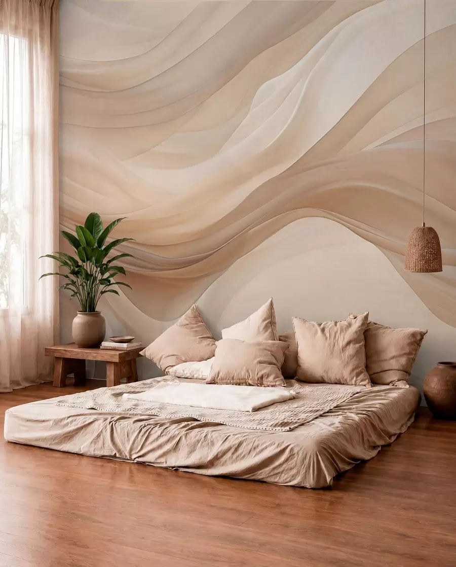 murales de pared Cintas de arena fluidas w01641