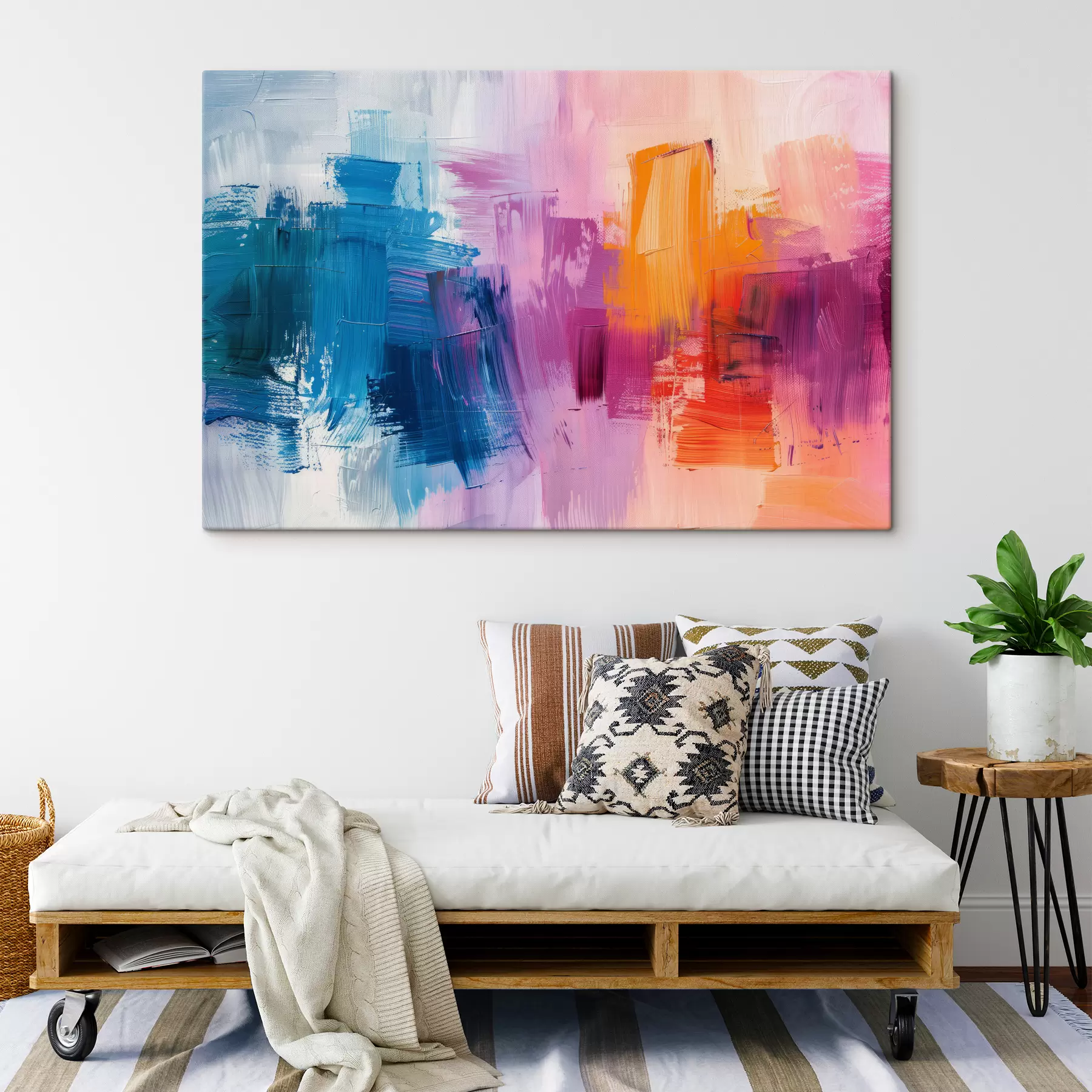 murales de pared Trazos de pintura, diferentes colores, acuarela s40786