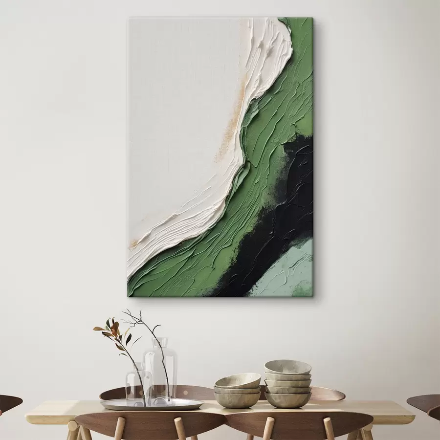 murales de pared Estuco,verde,color oscuro s40848