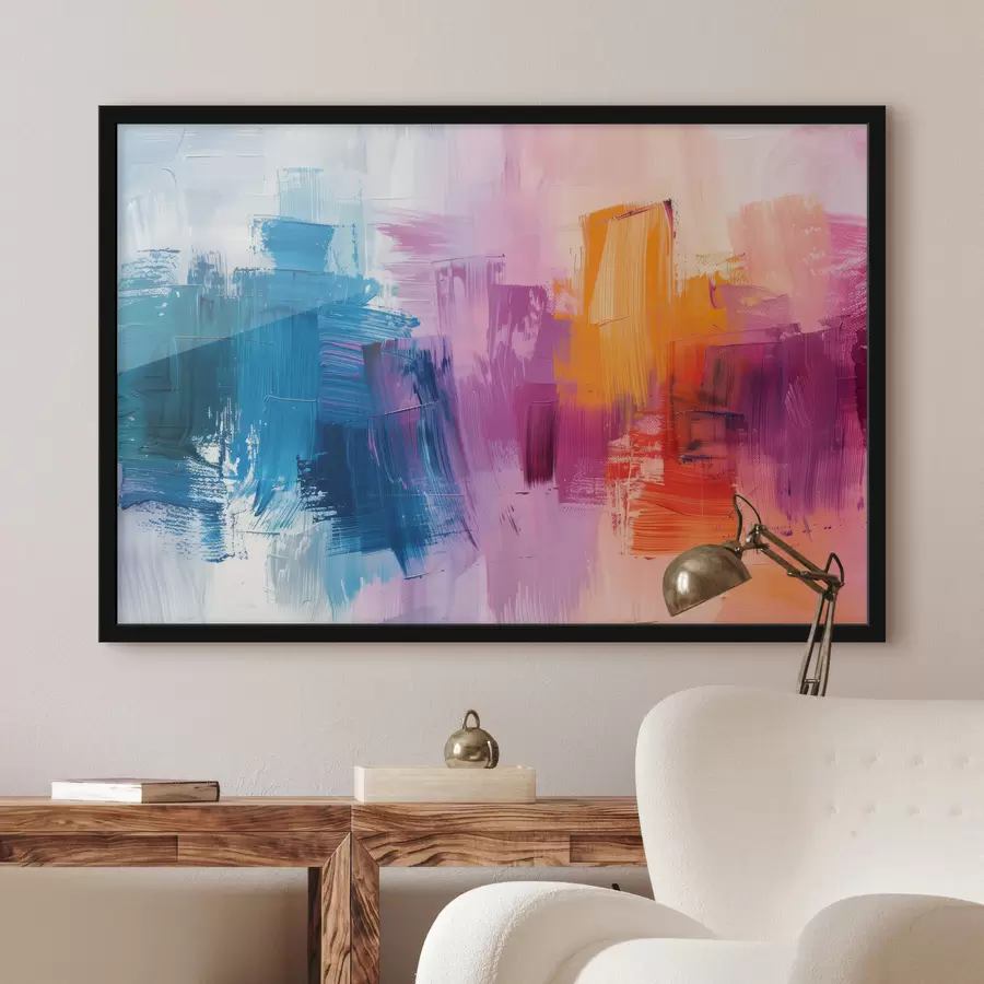 murales de pared Trazos de pintura, diferentes colores, acuarela f40786