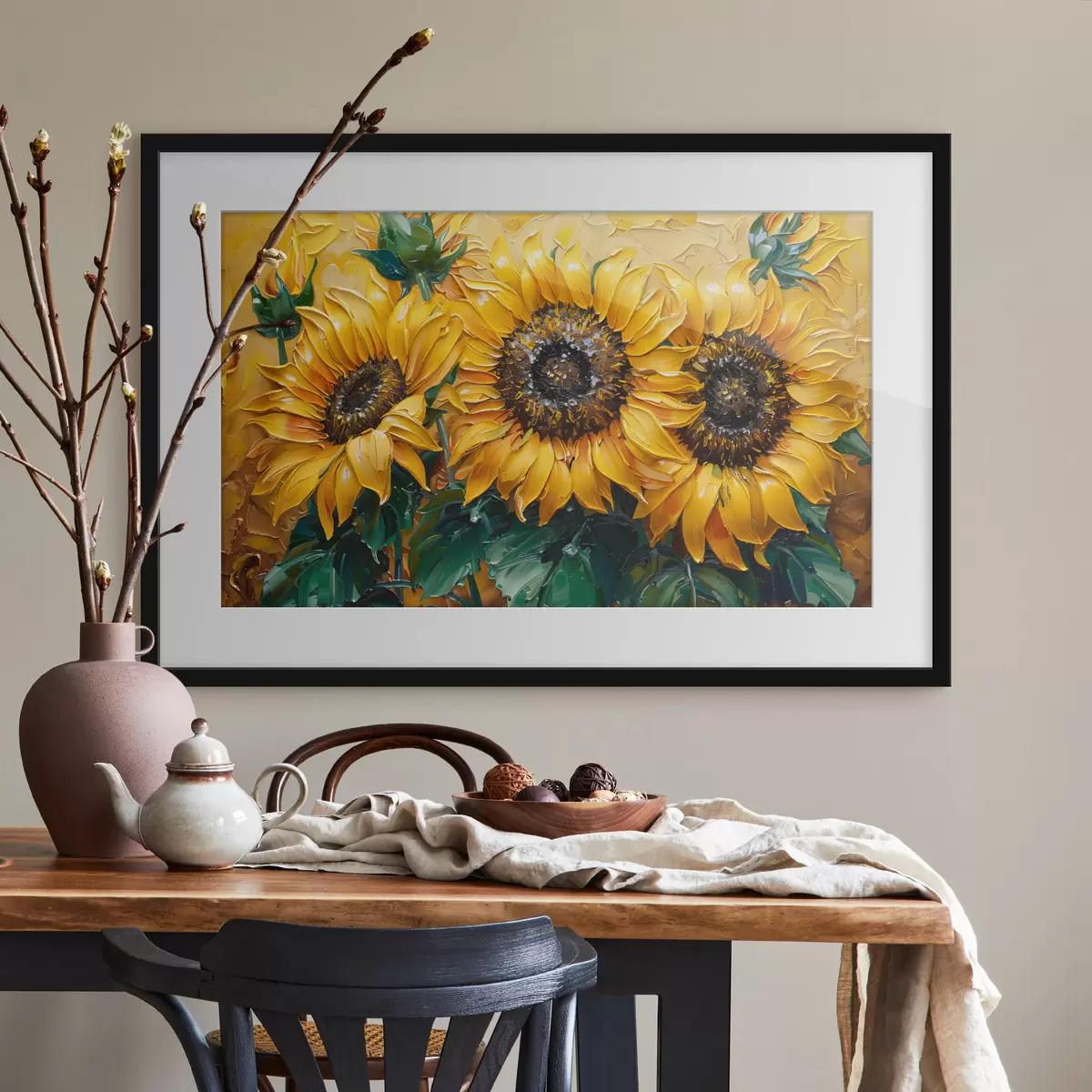 Poster La sonrisa de los girasoles f40787