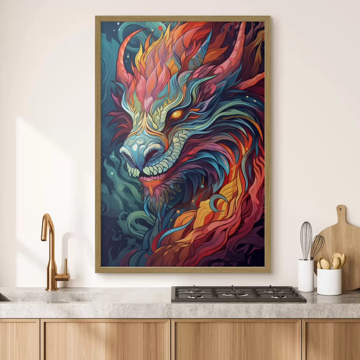 Poster Dragón brillante f40835