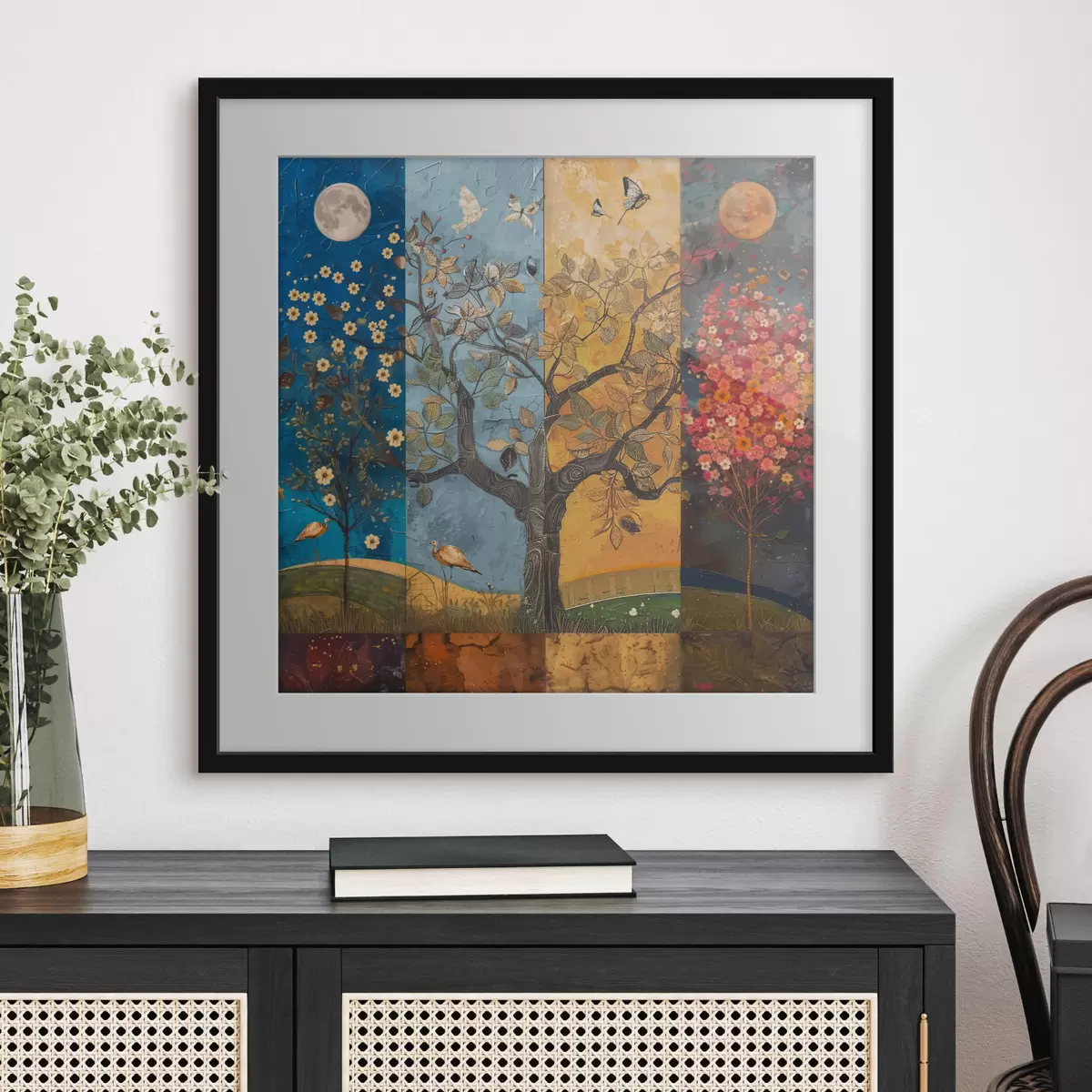 Poster Árbol de las estaciones f40921