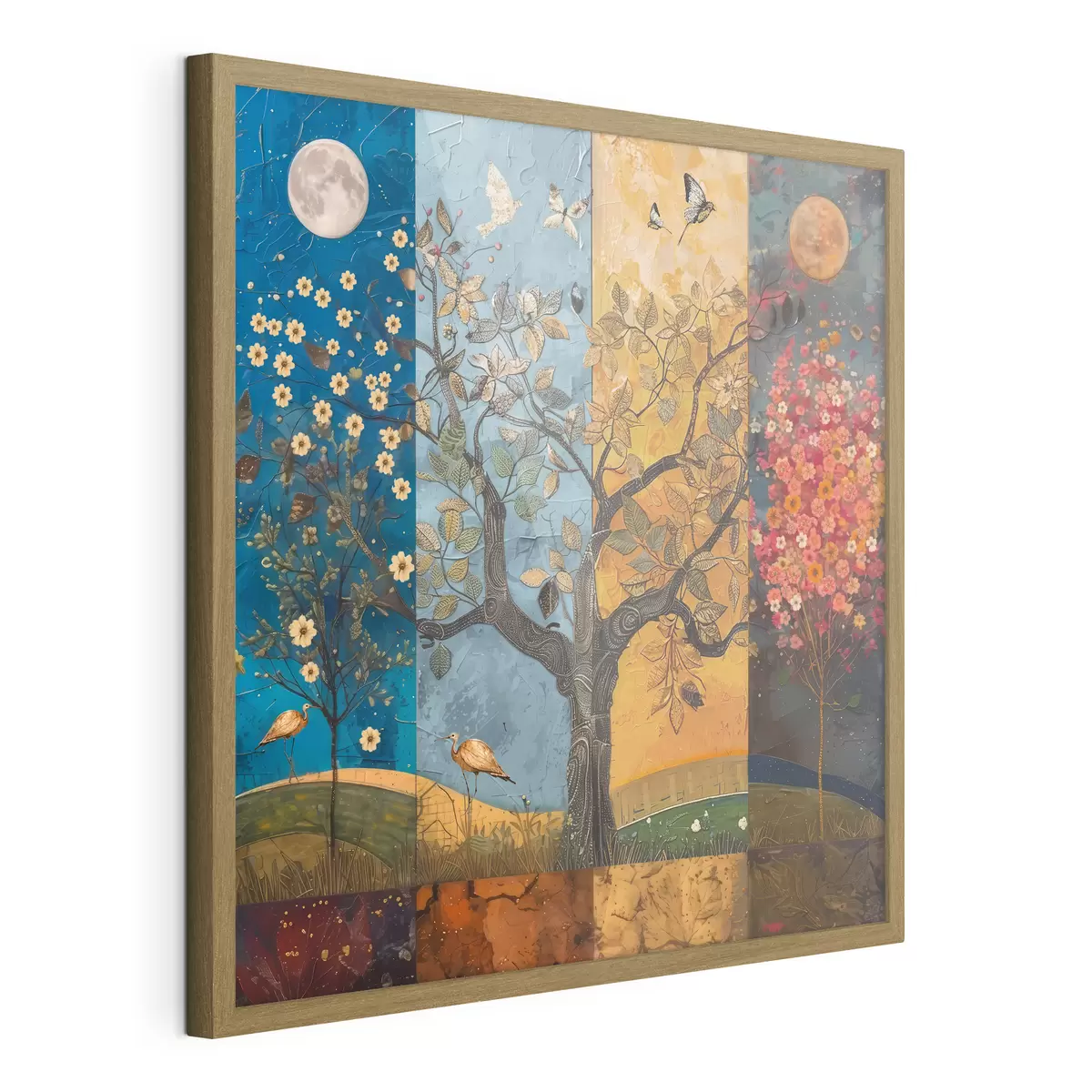 Poster Árbol de las estaciones f40921