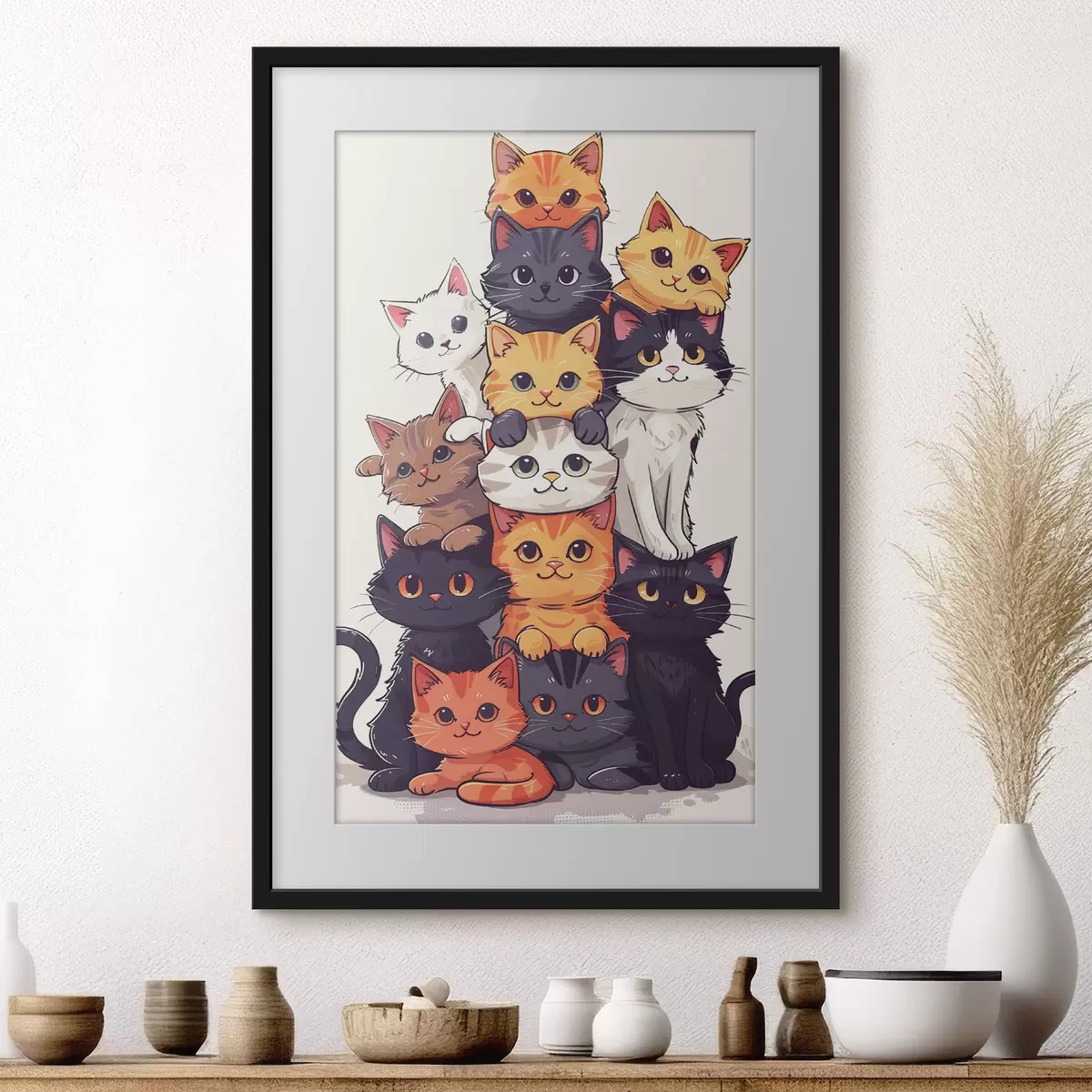 Poster Gatos bonitos f40924