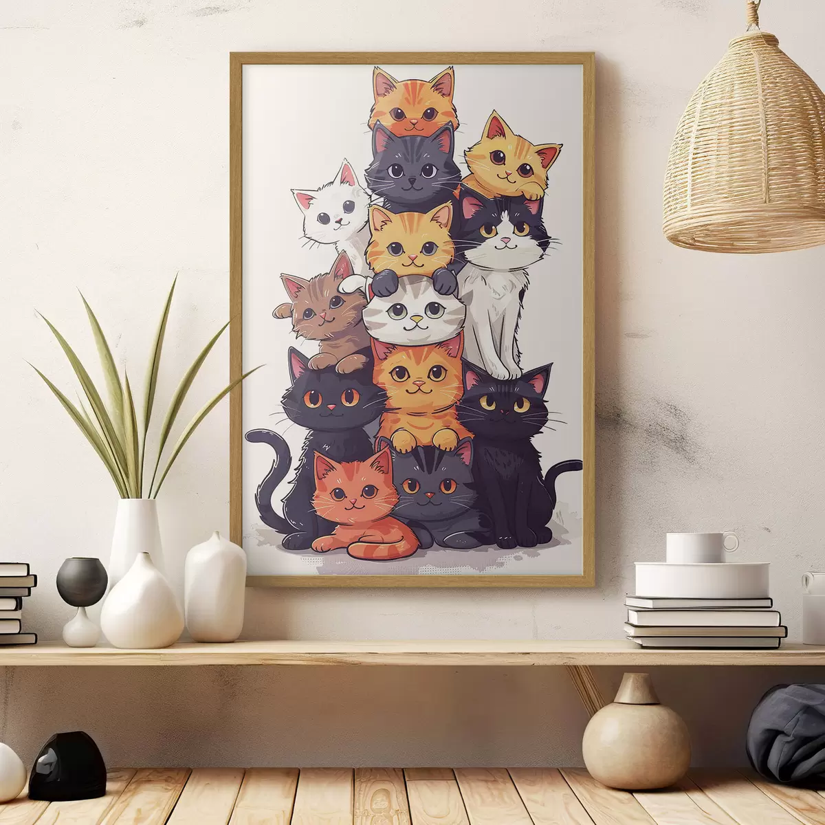 Poster Gatos bonitos f40924