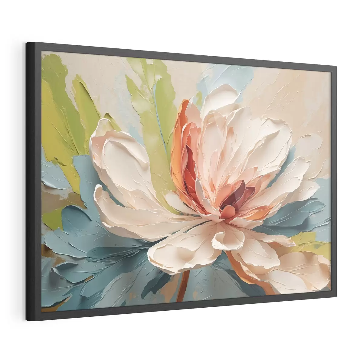 Poster Flor abstracta al óleo f40856