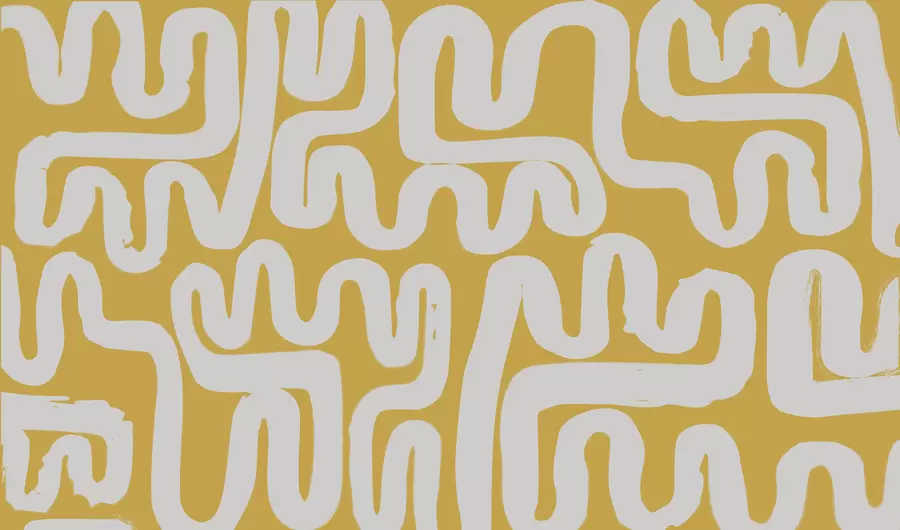 murales de pared Líneas amarillas w01686v1