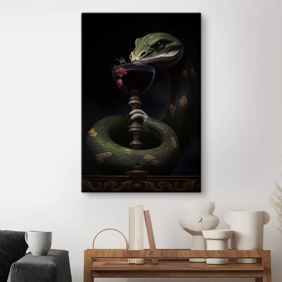 murales de pared vidrio y serpiente s41140