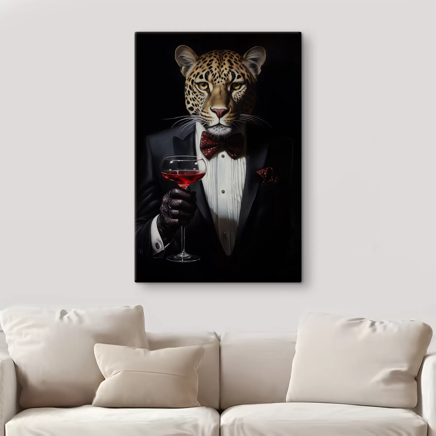 murales de pared elegante leopardo s41142