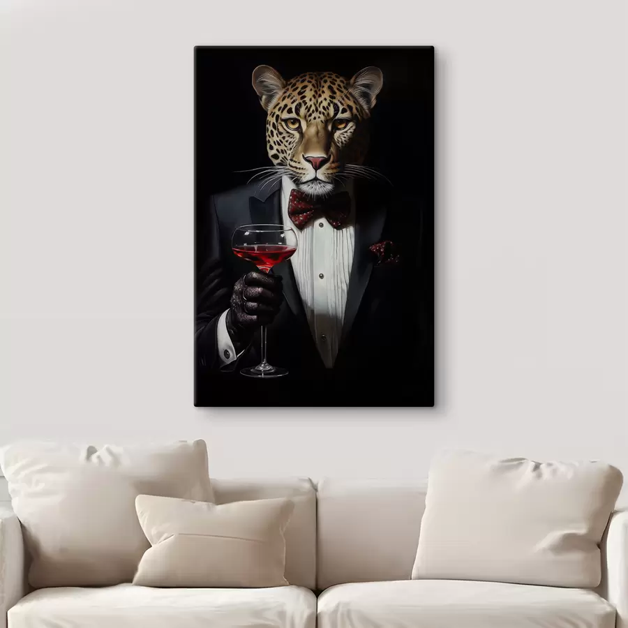 murales de pared elegante leopardo s41142