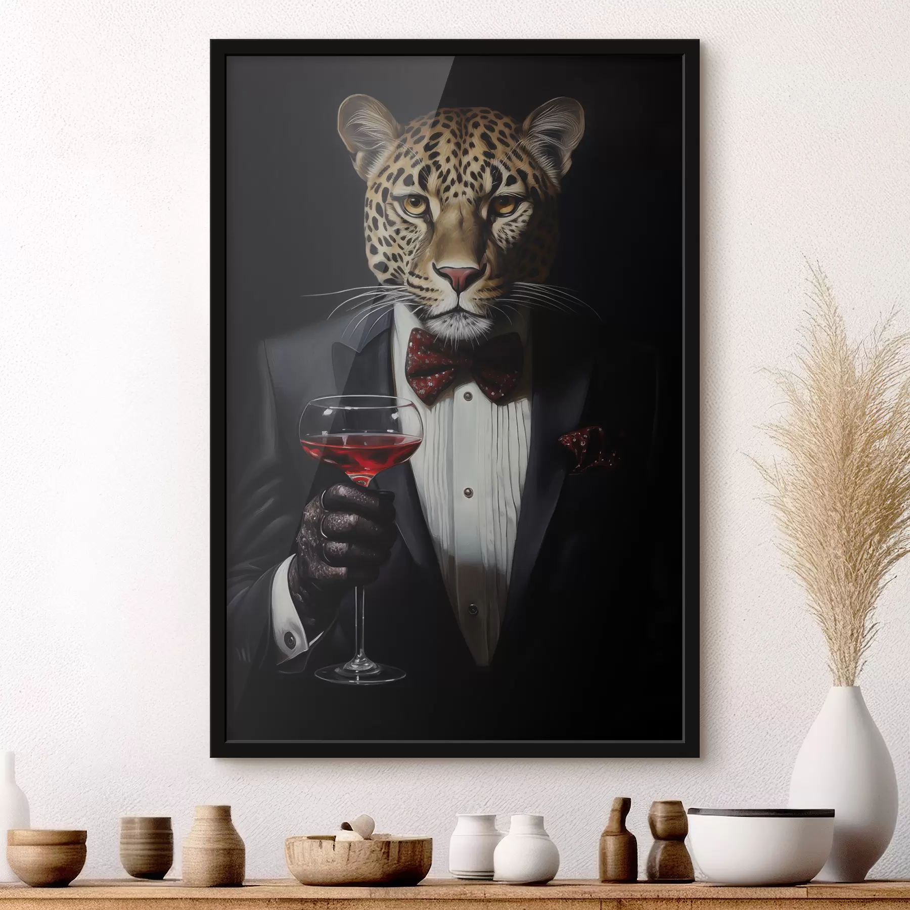 murales de pared elegante leopardo f41142
