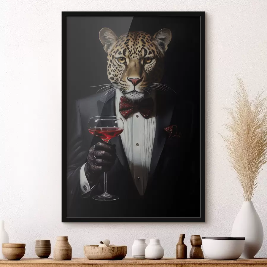 murales de pared elegante leopardo f41142