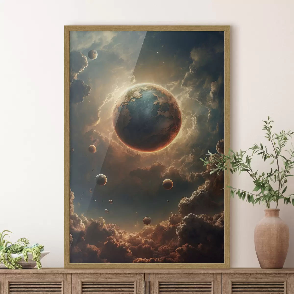 Poster Planeta que cubre el sol f41034