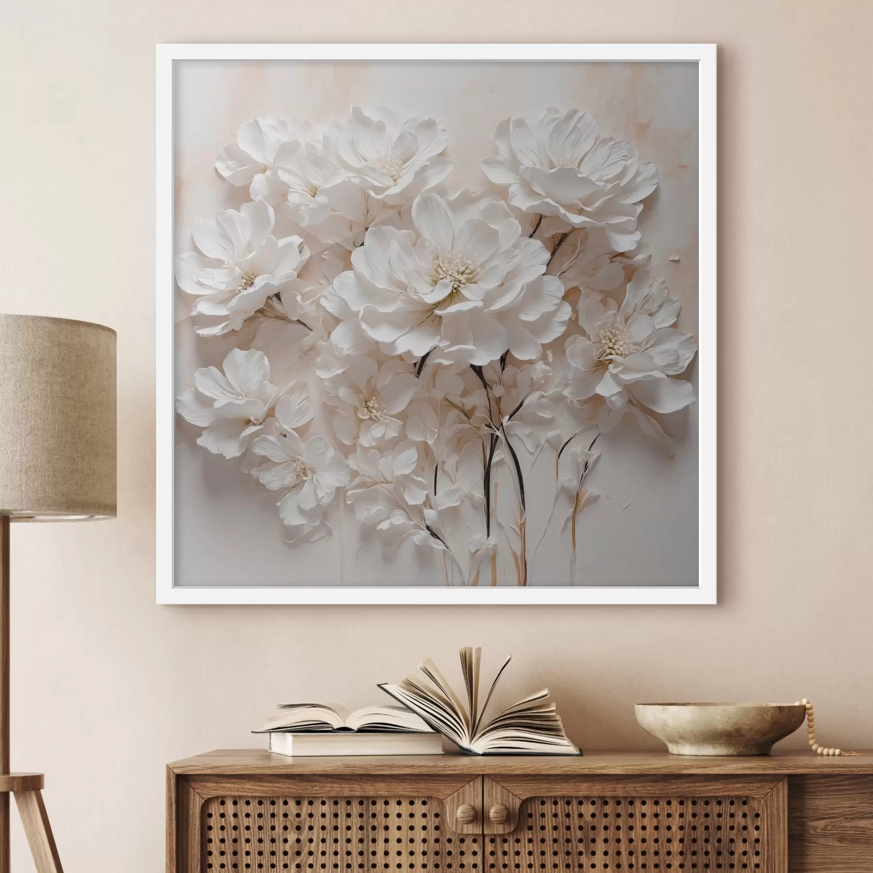 murales de pared Flores en tallos oscuros f41042