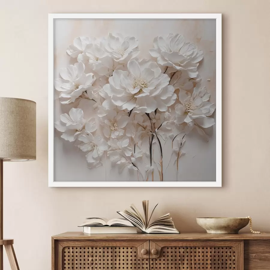 murales de pared Flores en tallos oscuros f41042