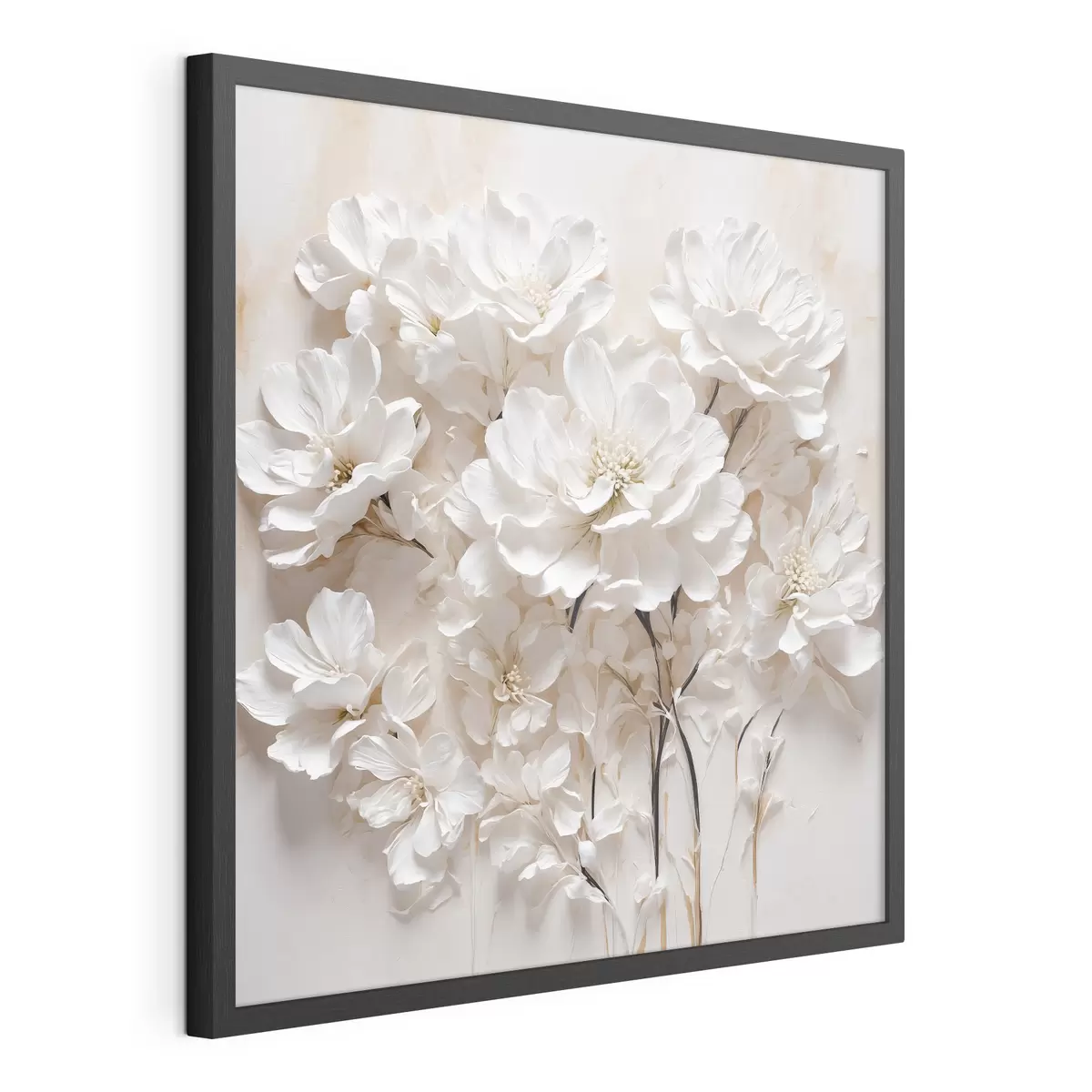 Poster Flores en tallos oscuros f41042
