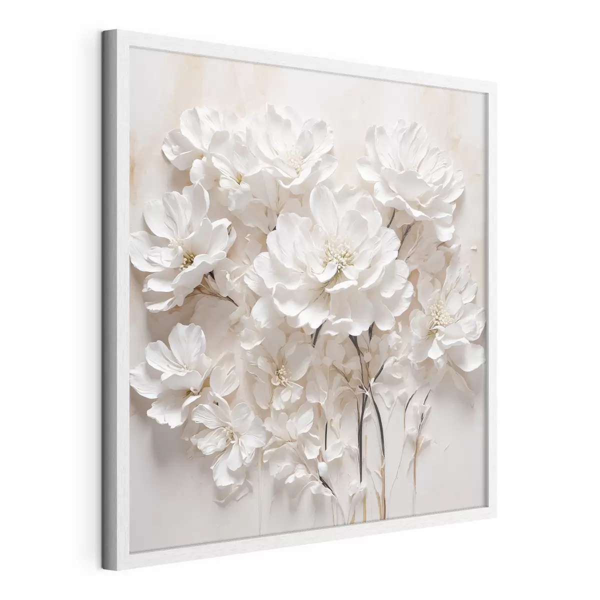 Poster Flores en tallos oscuros f41042
