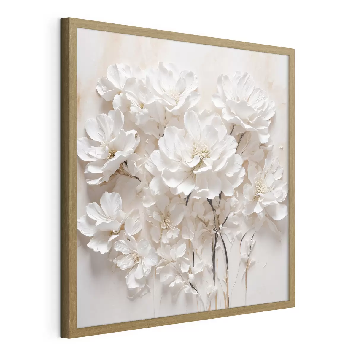 Poster Flores en tallos oscuros f41042