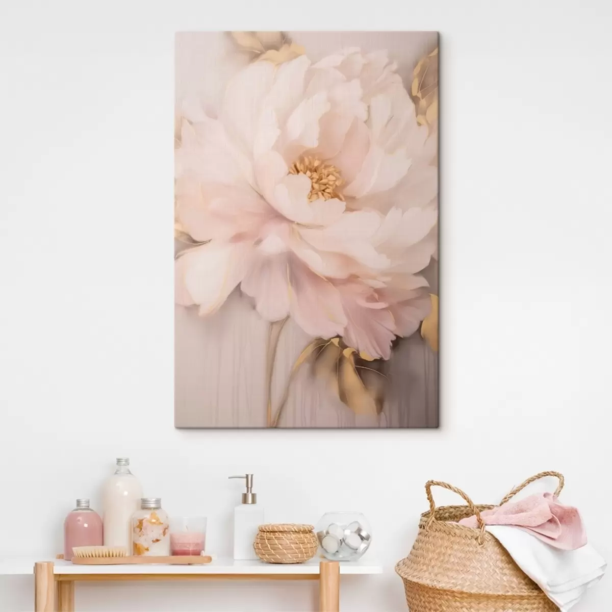 murales de pared Flor rosa s41060