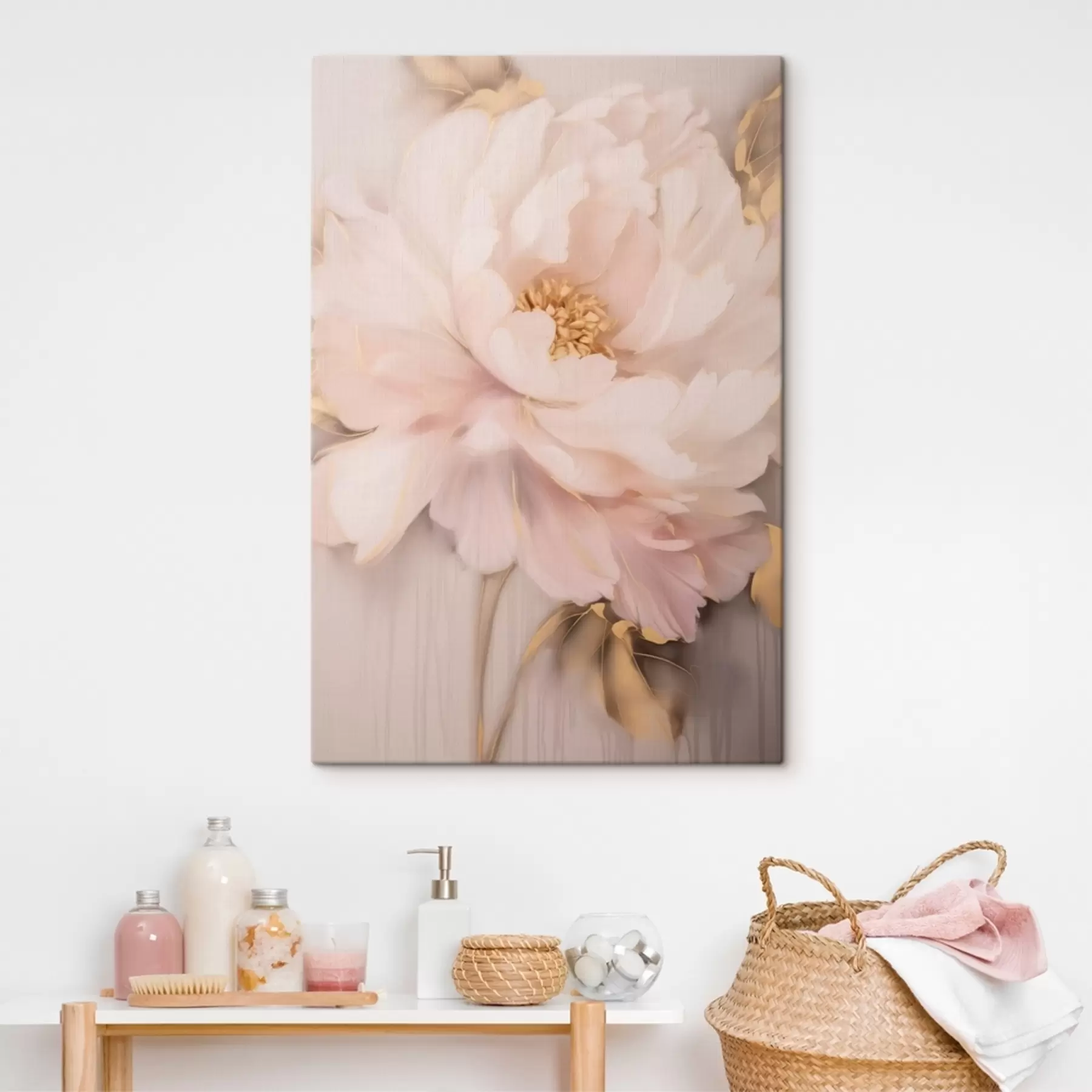 murales de pared Flor rosa s41060