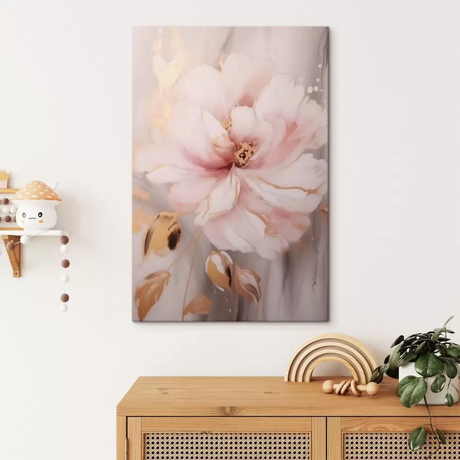 murales de pared Flor rosa s41061