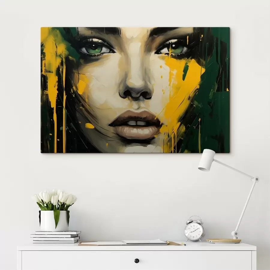 murales de pared Cara de niña s41065