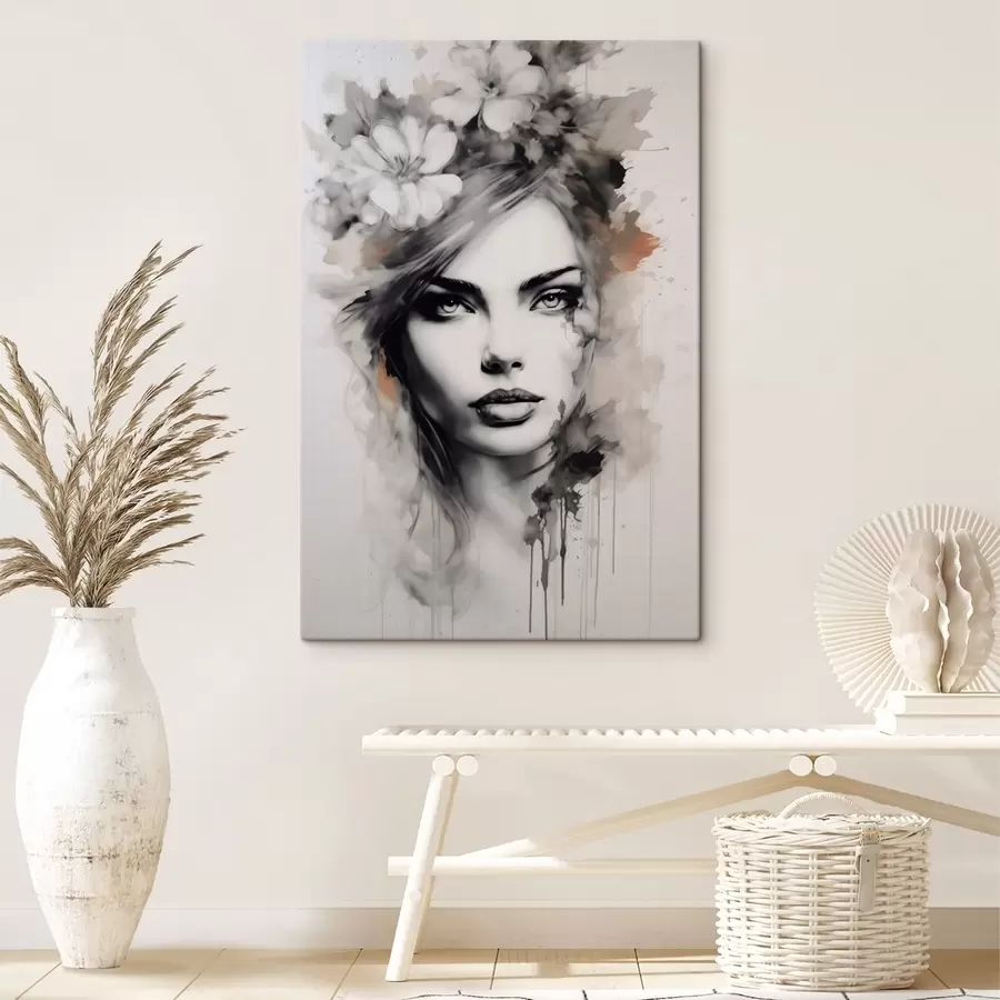 murales de pared Cara de niña s41077