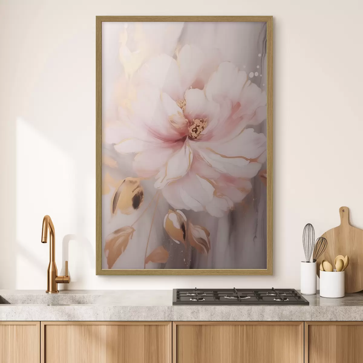 Poster Flor rosa f41061