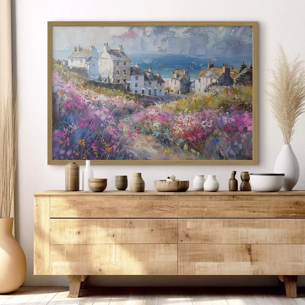Poster Jardín junto al mar f41090