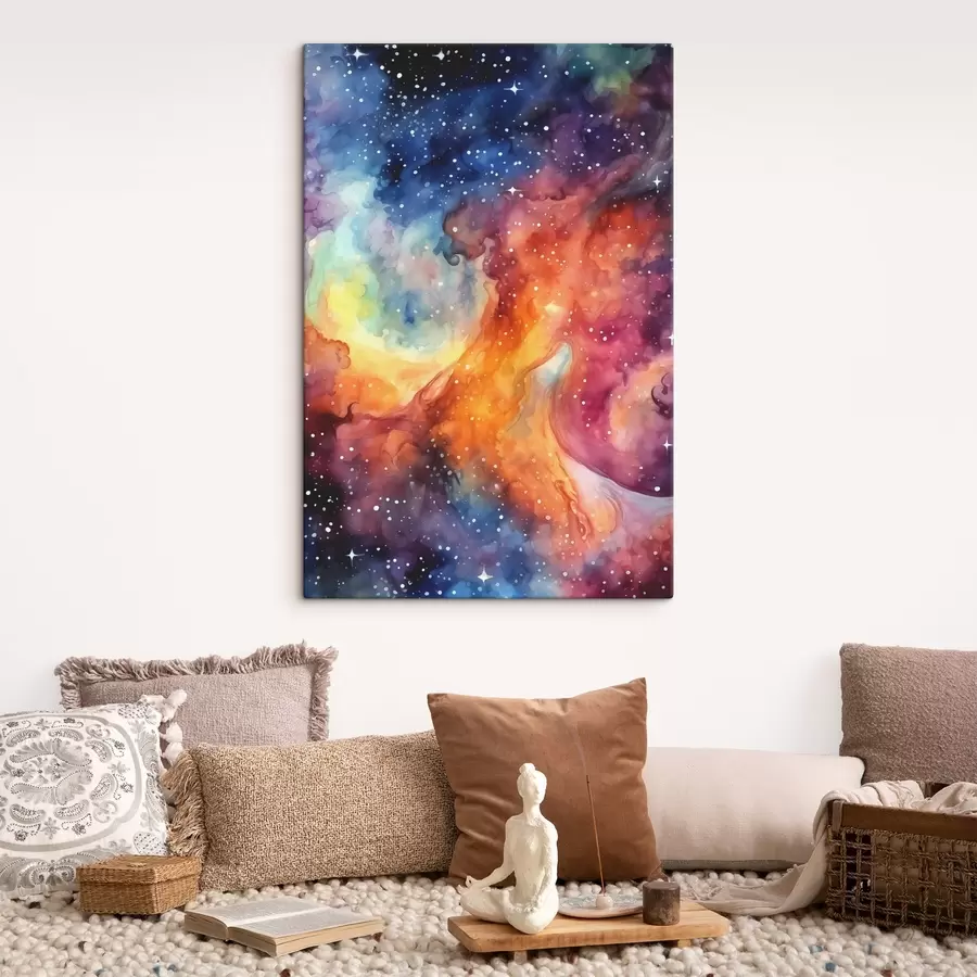 murales de pared Vibrantes colores de la expansión cósmica s39019