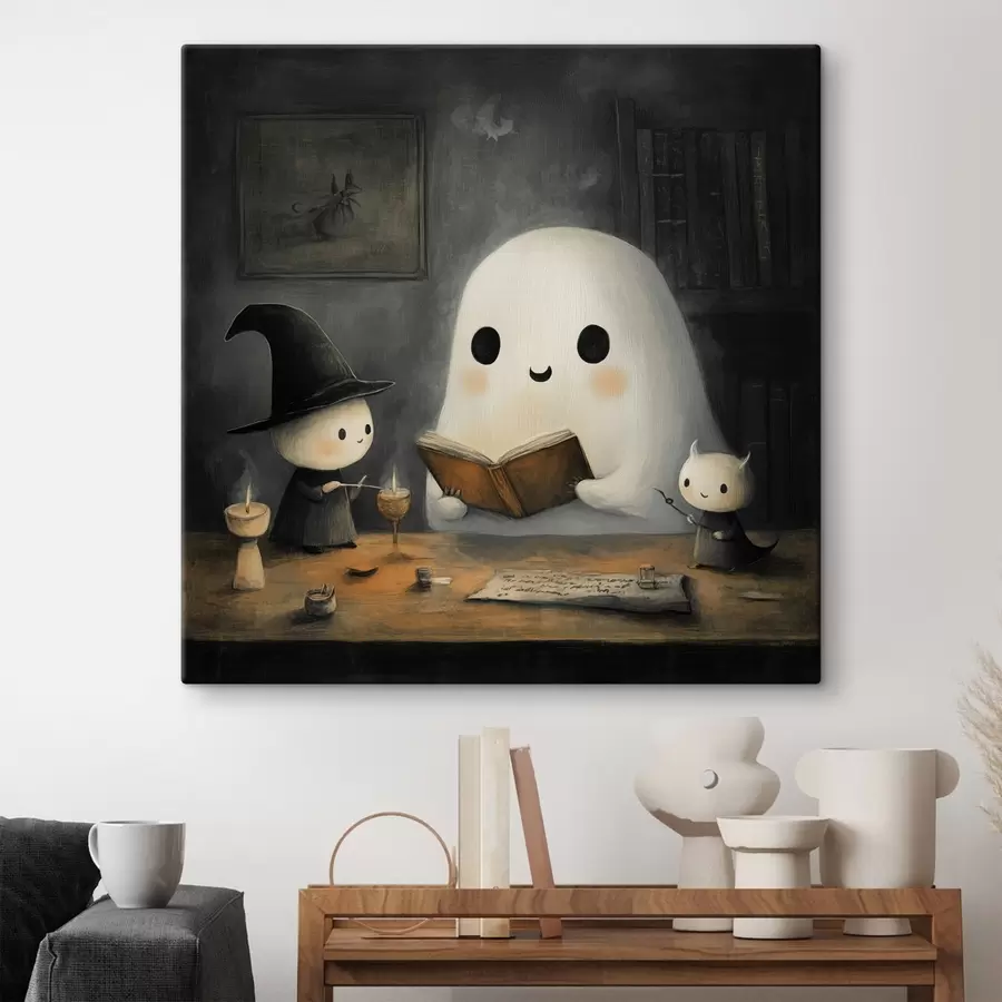 murales de pared Privyd está leyendo un libro a sus amigos s41343