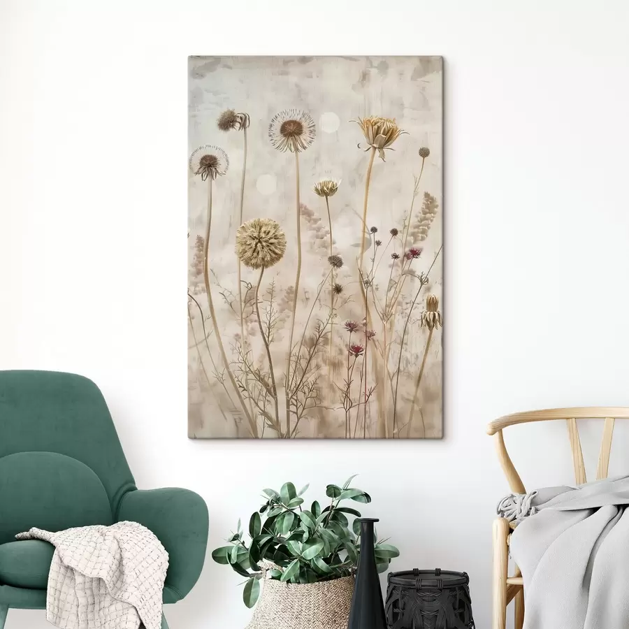 murales de pared Un grupo de flores y plantas s38629