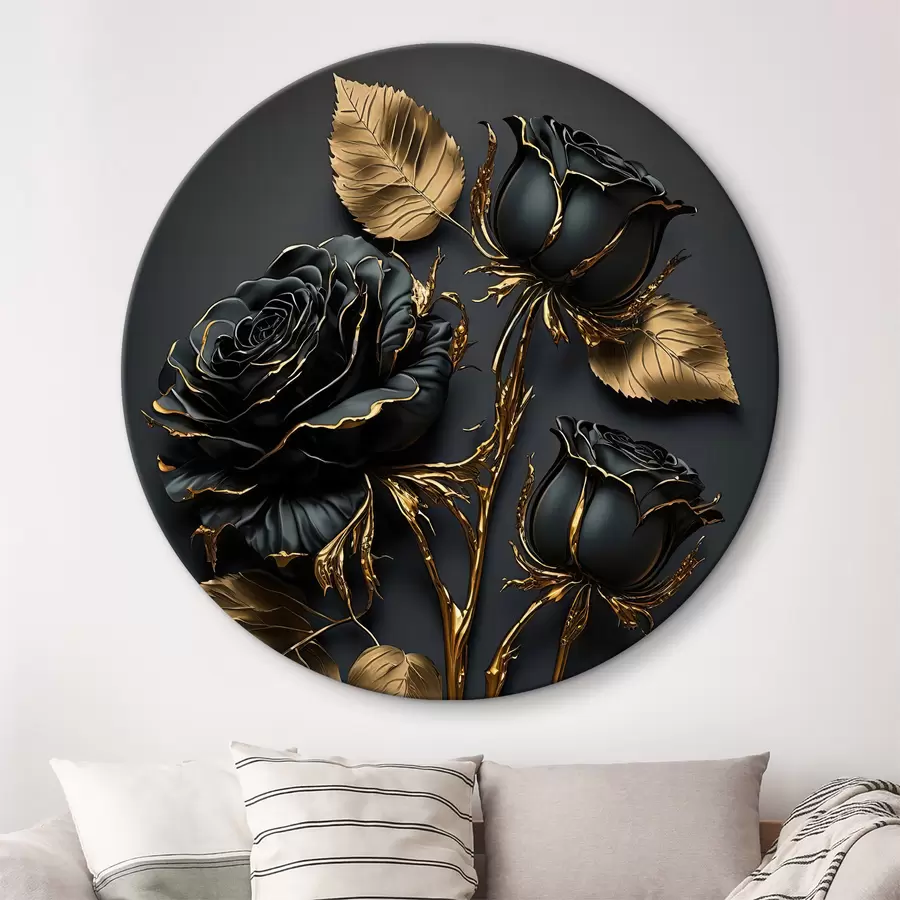 murales de pared Planta, hoja y flor r33700