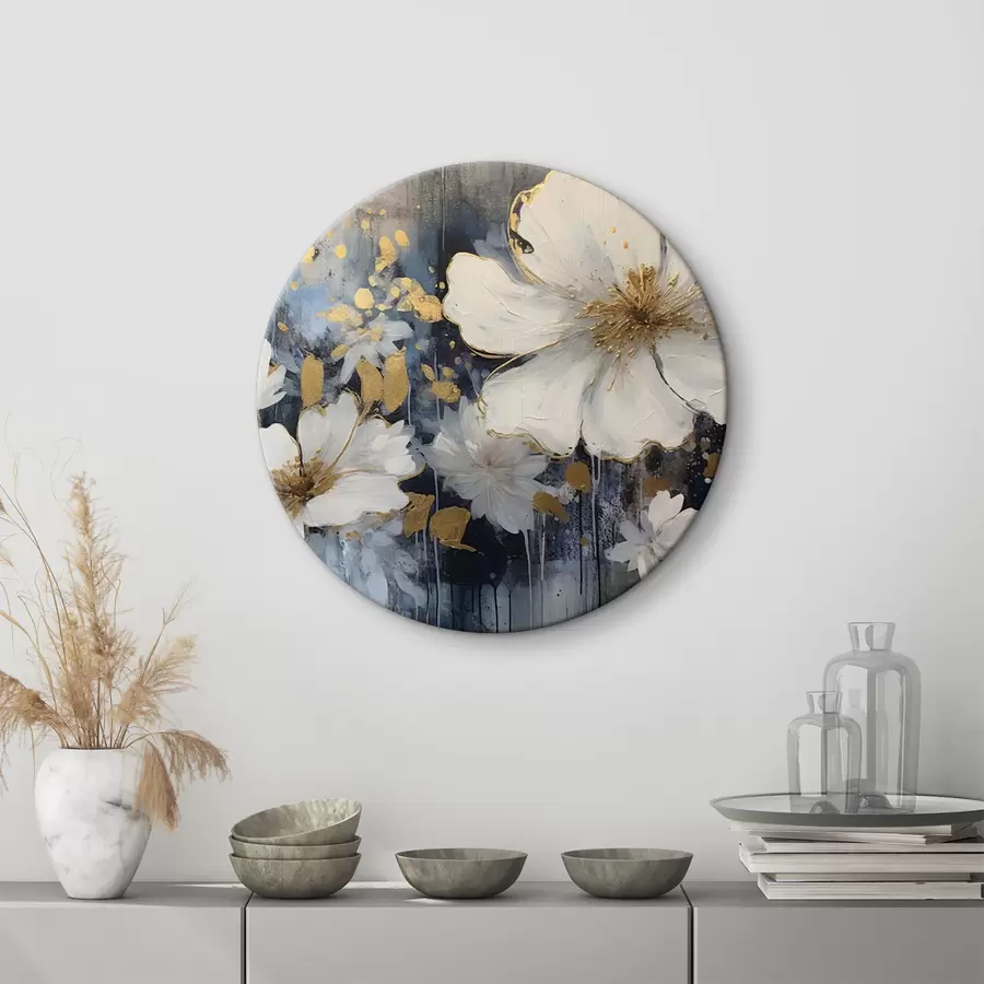 murales de pared Ramo de flores delicadas r35526