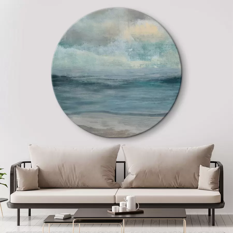 murales de pared Abstracción ahumada azul r35720