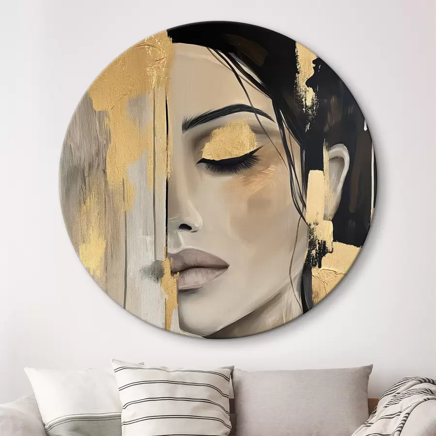 murales de pared La chica de la pintura r38793