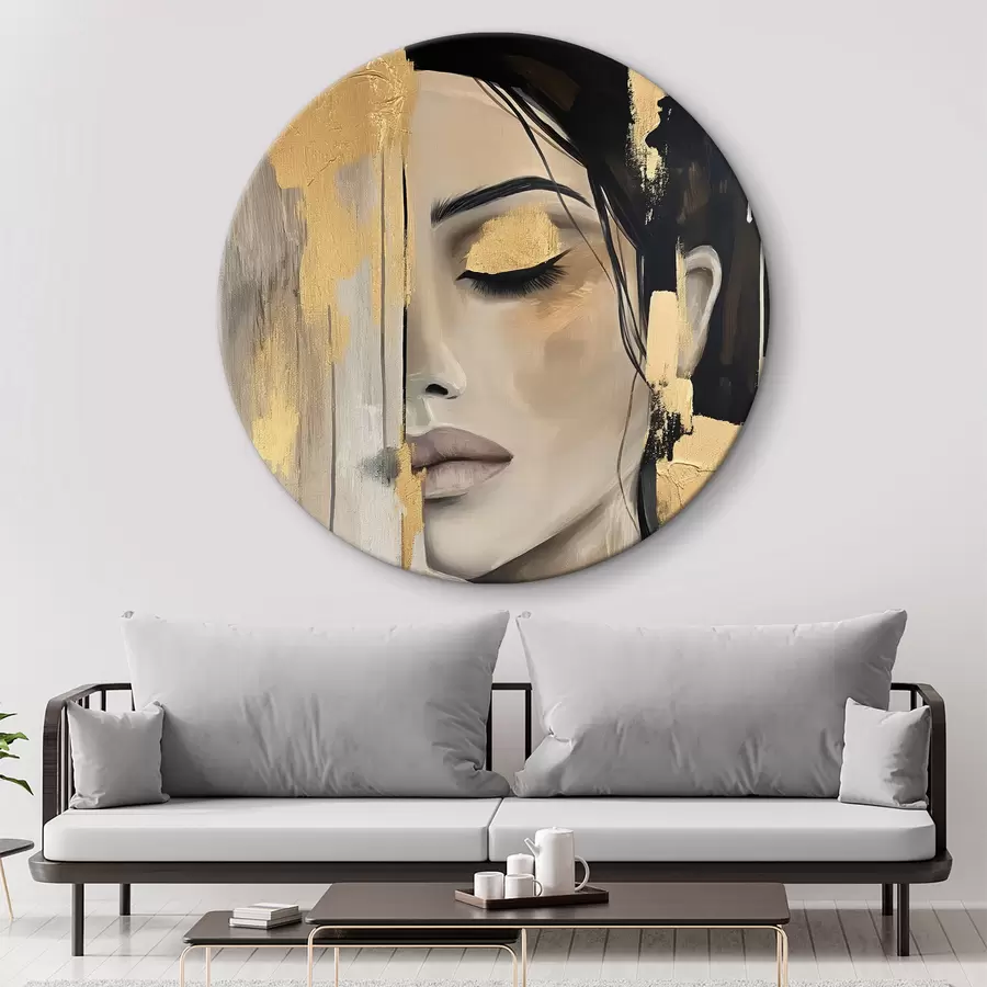 murales de pared La chica de la pintura r38793