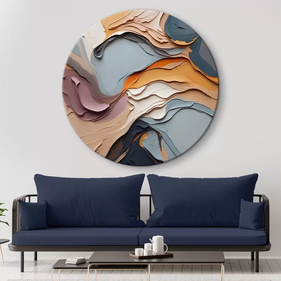 murales de pared Abstracción en óleo r39063