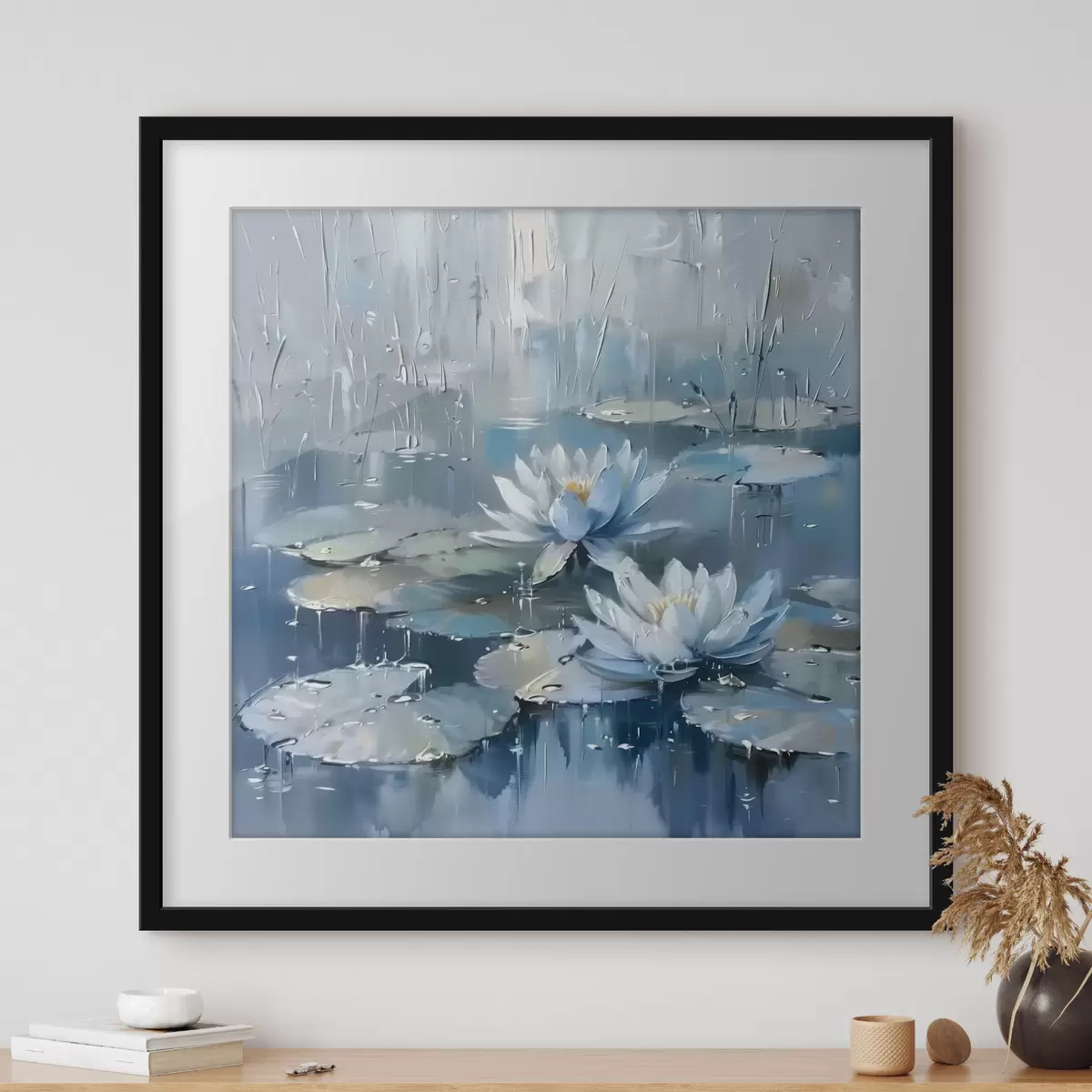Poster Elegantes nenúfares f41399
