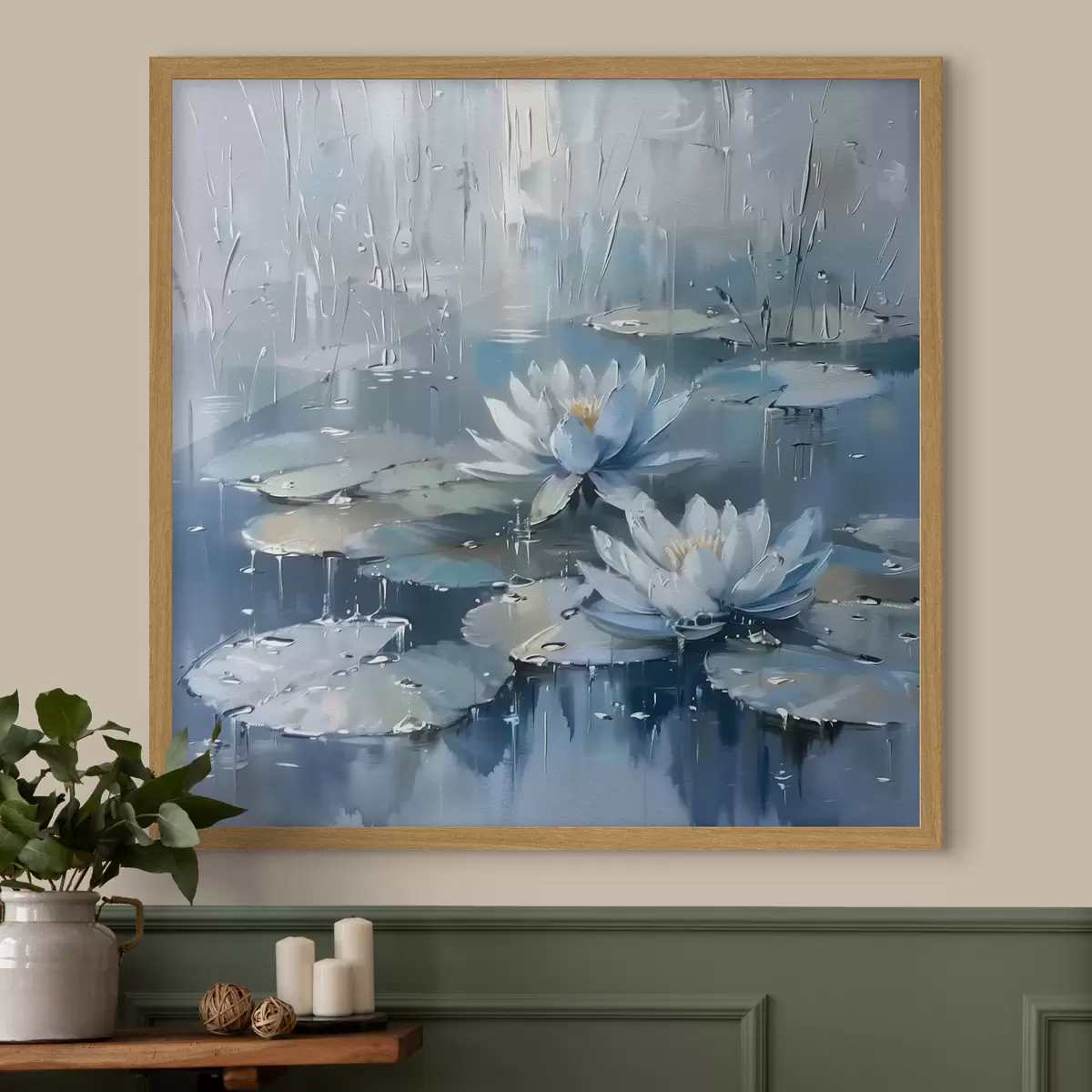 Poster Elegantes nenúfares f41399