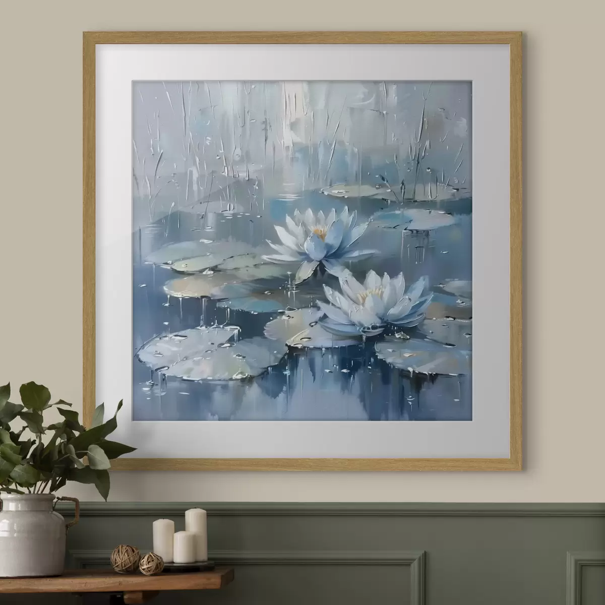 Poster Elegantes nenúfares f41399