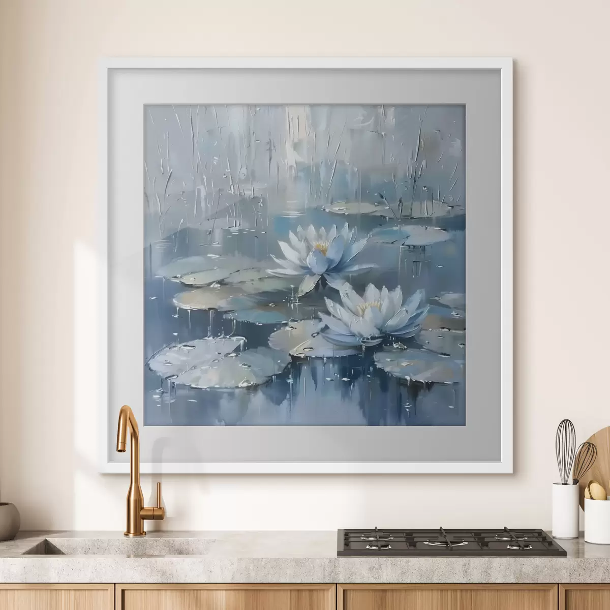 Poster Elegantes nenúfares f41399