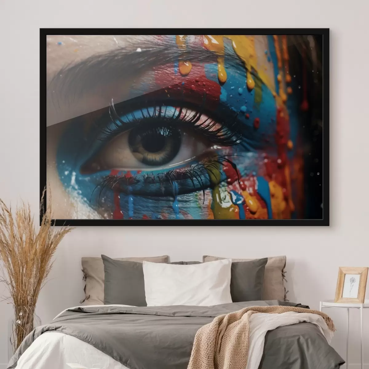 Poster Colores vivos, pinturas, ojos f41205