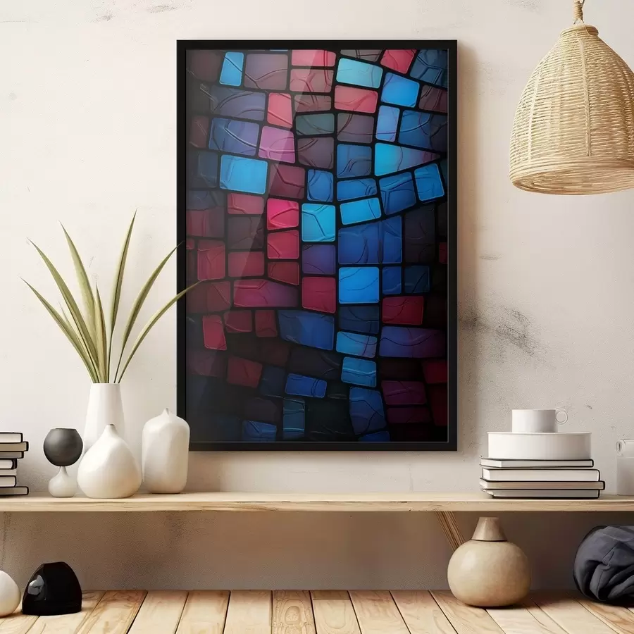 murales de pared Abstracción, mosaico f41211