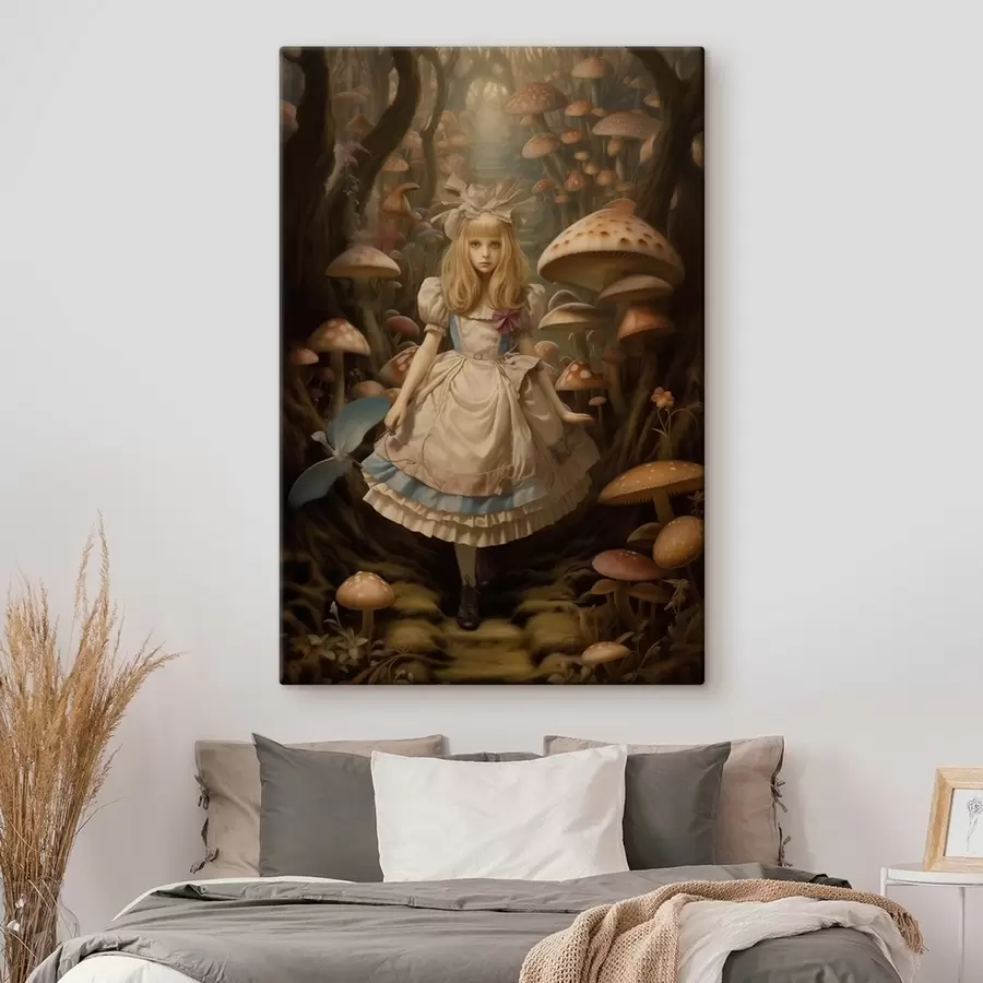 murales de pared Alicia en el país de las maravillas s41197