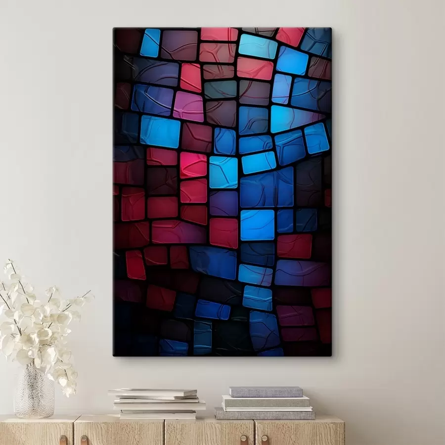 murales de pared Abstracción, mosaico s41211